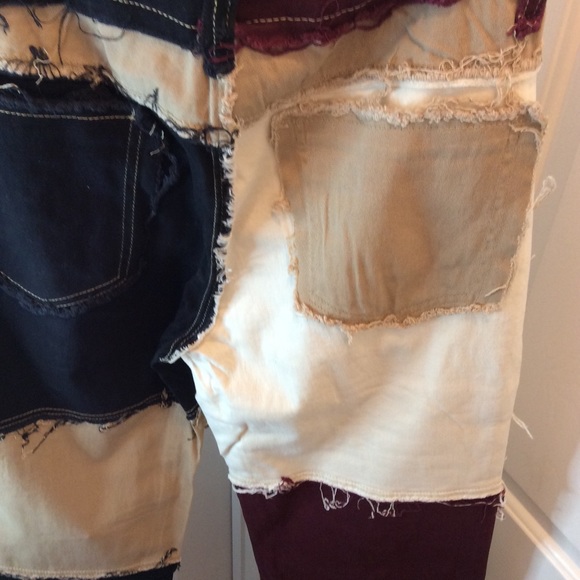 🎉Beautiful PatchWork Stretch Jeans🎉Size Large🎉 - Picture 7 of 7